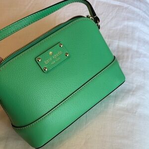 Kate Spade Green Leather Crossbody Bag
